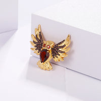 Thumbnail for Gold Owl Brooch
