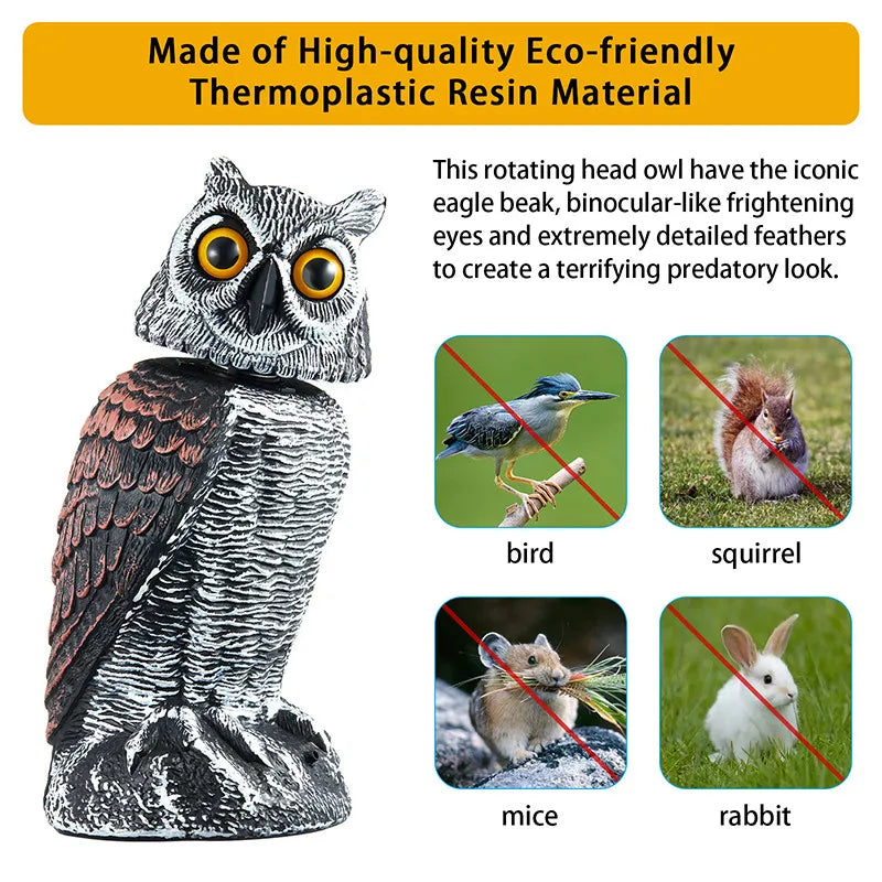 Owl Decoy for Hawks
