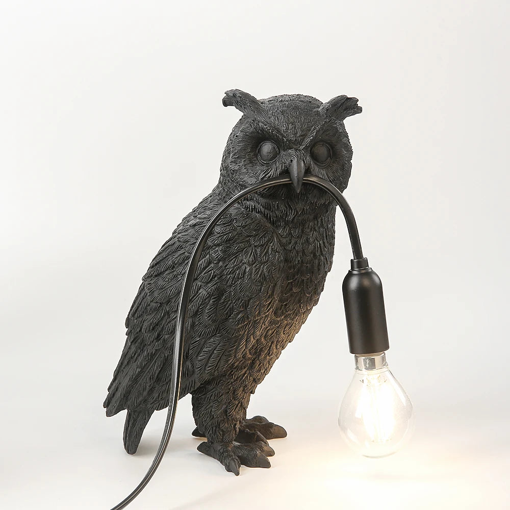 Old Owl Lamp