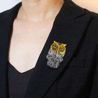 Thumbnail for Vintage Owl Brooch Gold
