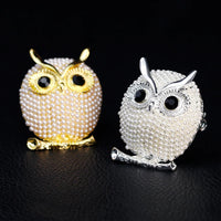 Thumbnail for Beaded Owl Brooch