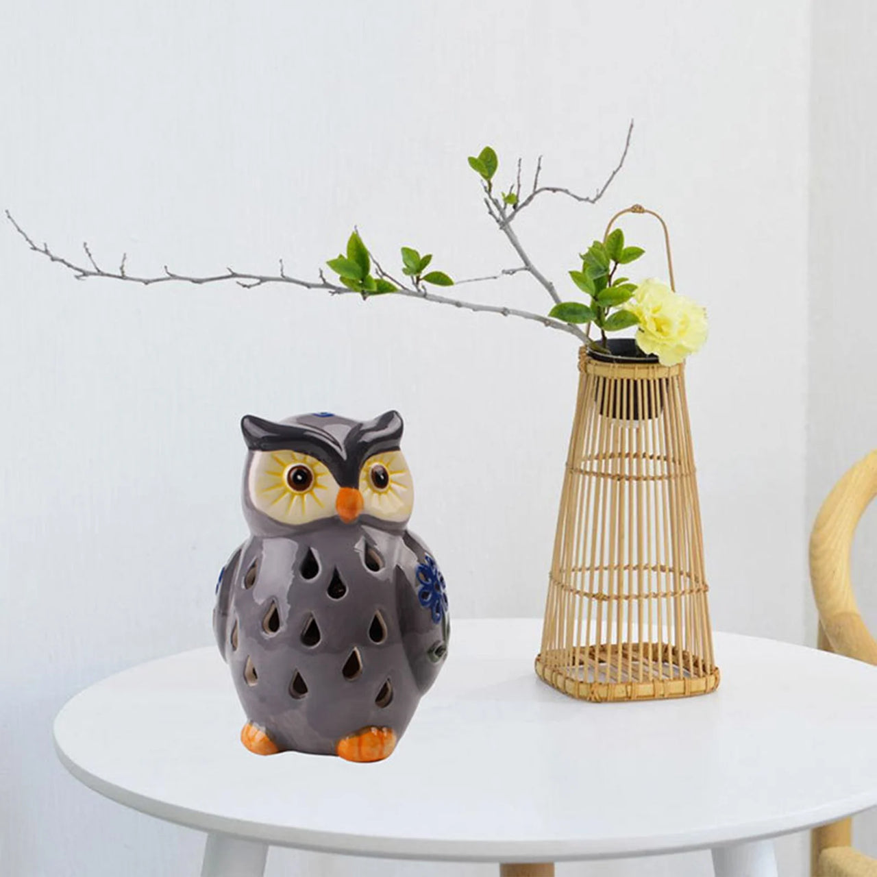 Owl Ceramic Lamp