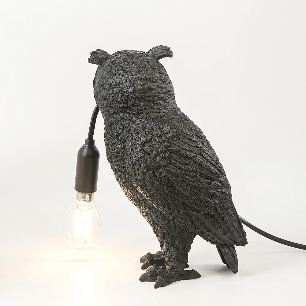 Old Owl Lamp