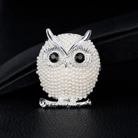 Thumbnail for Beaded Owl Brooch
