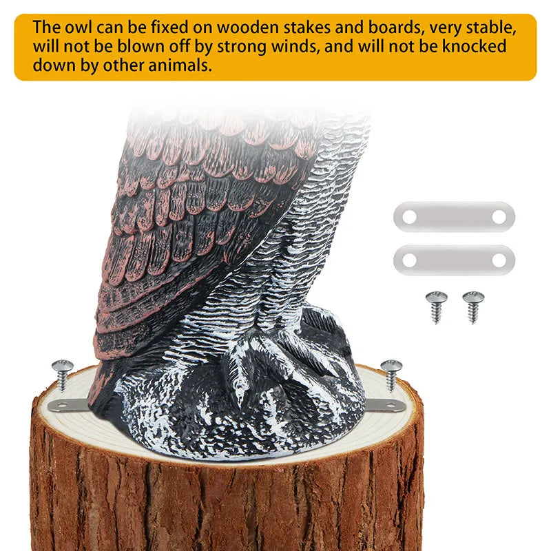Owl Decoy for Hawks