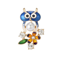 Thumbnail for Small Owl Brooch