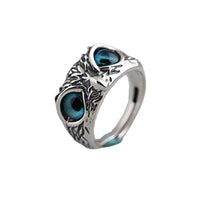 Thumbnail for Blue Eyed Owl Ring