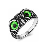 Thumbnail for Green Eyed Owl Ring