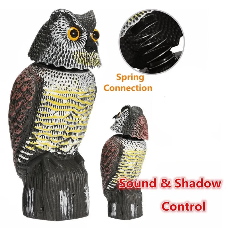 Owl Decoy For Birds