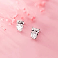 Thumbnail for Owl Diamond Earrings