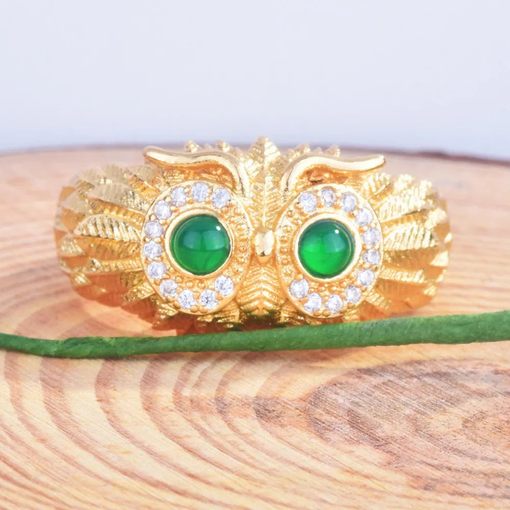 Antique Owl Ring