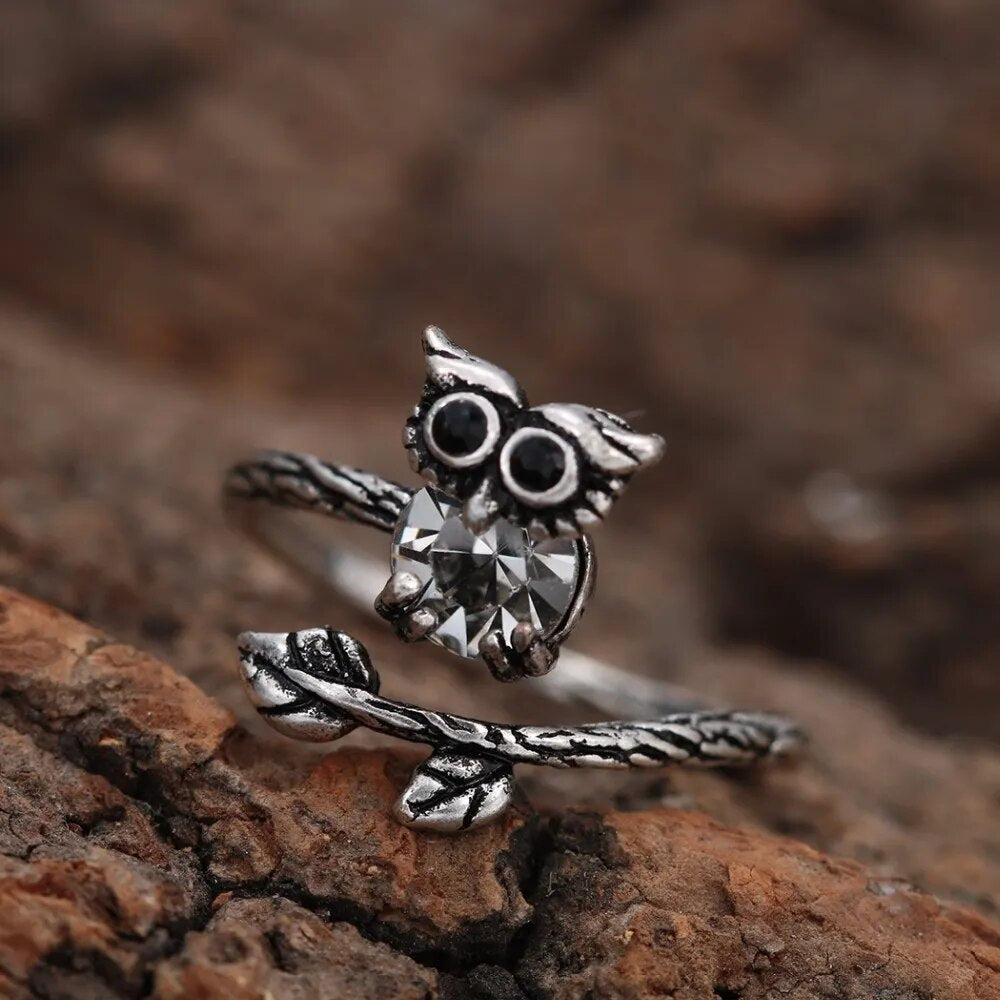 Tiny Owl Ring