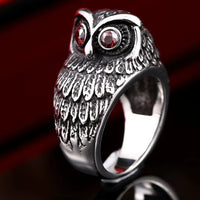 Thumbnail for Owl Garnet Ring