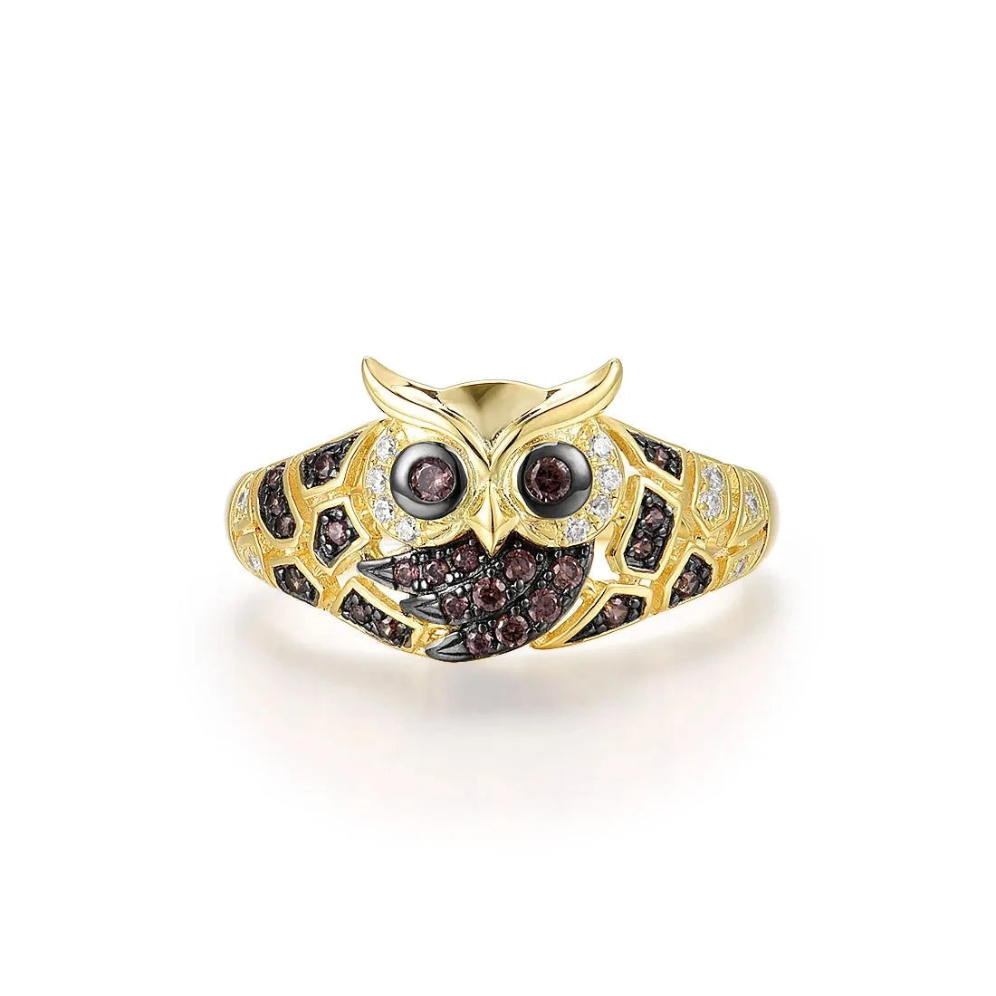 Owl Wedding Ring (Silver)