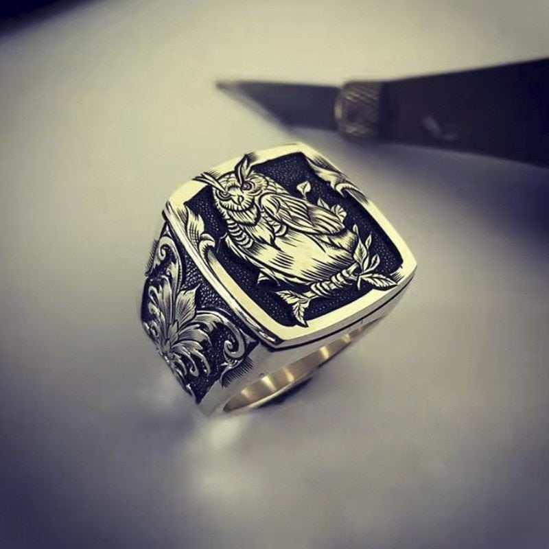 Vintage Owl Ring