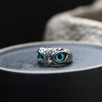 Thumbnail for Blue Eyed Owl Ring