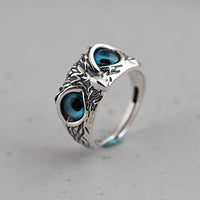 Thumbnail for Blue Eyed Owl Ring