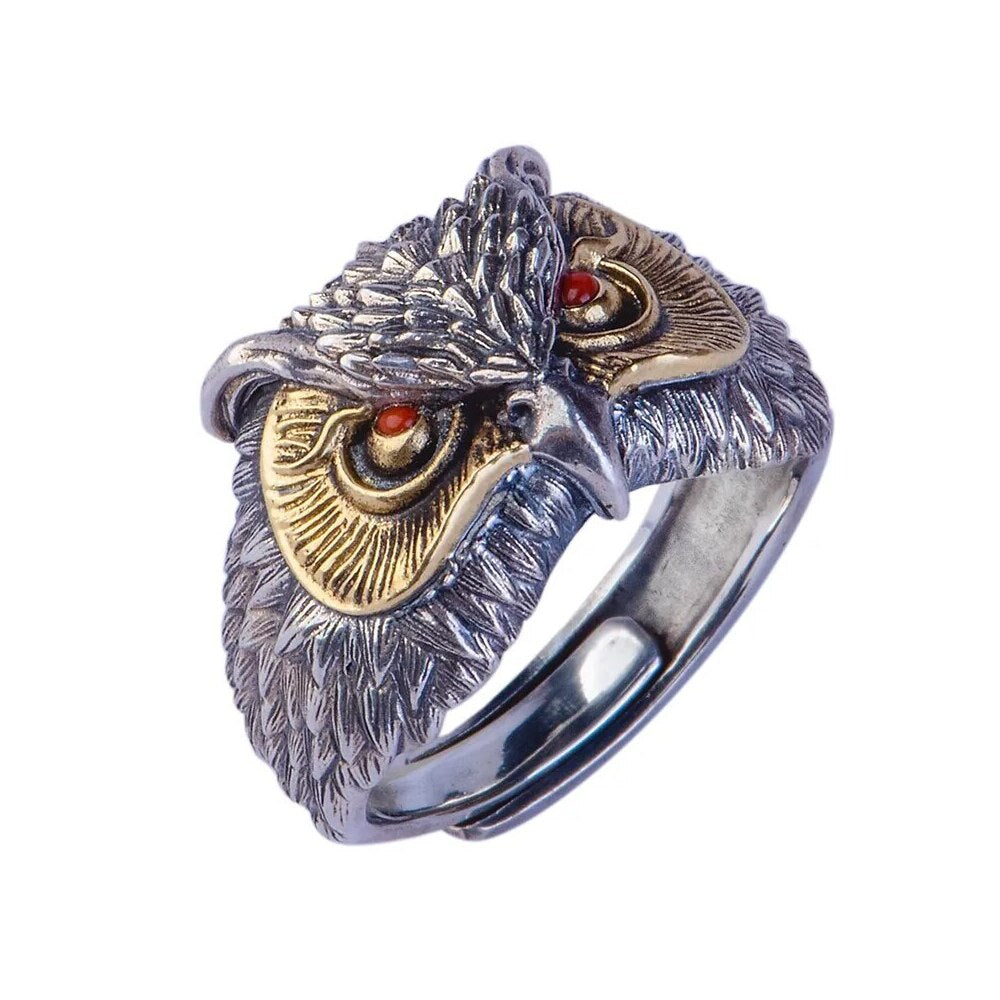 Owl Head Ring