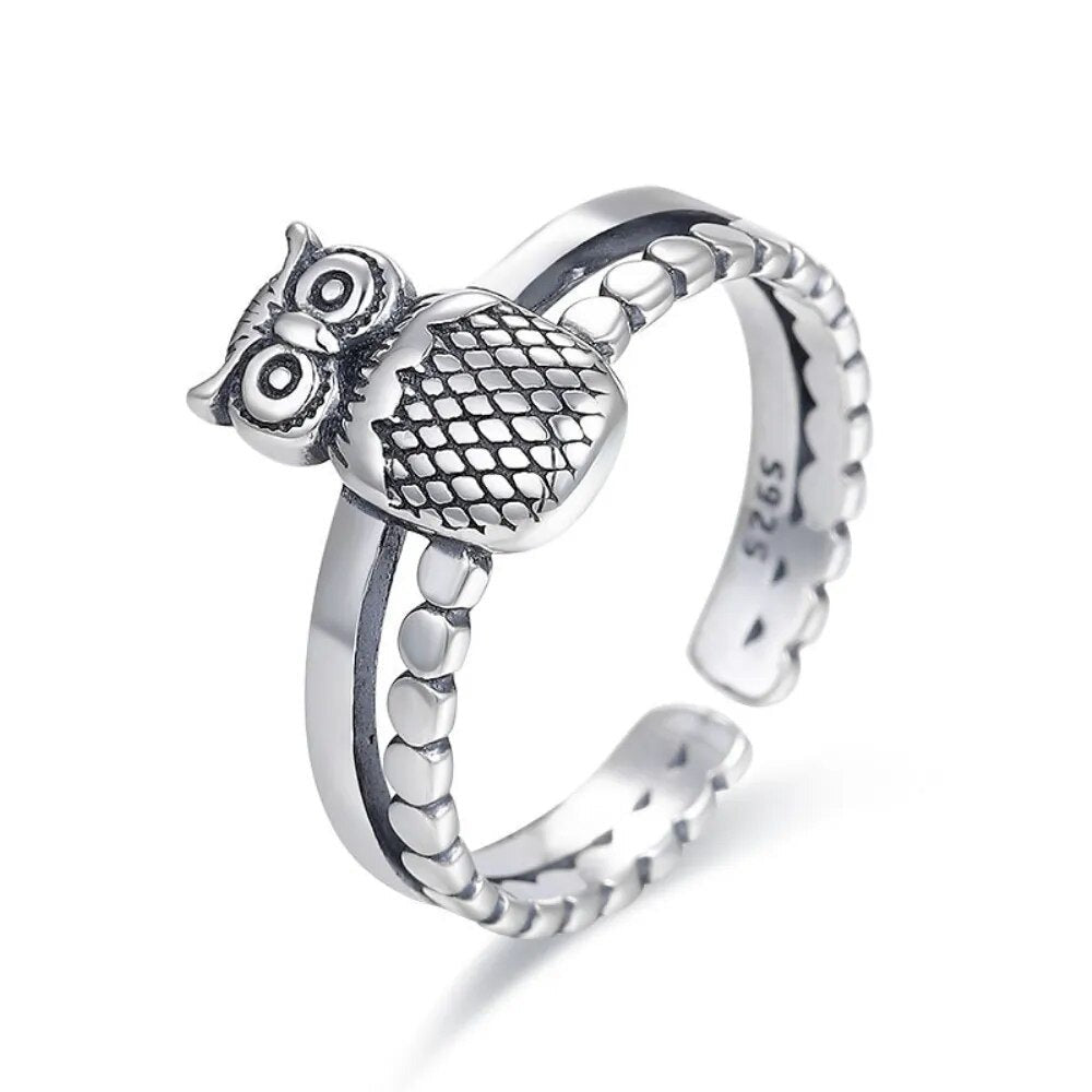 Owl Pinky Ring