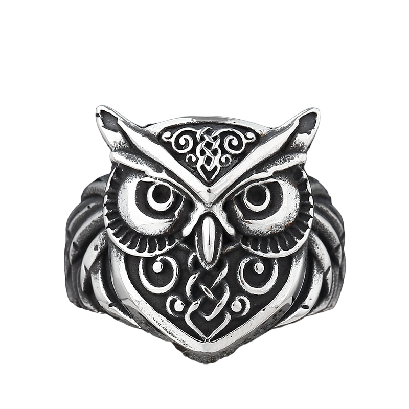 Owl Viking Ring
