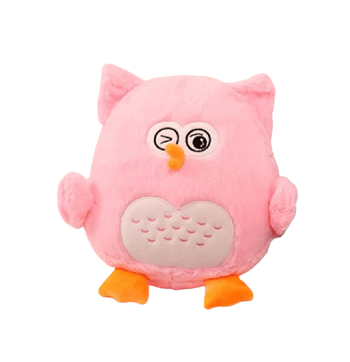 Pink Owl Plush