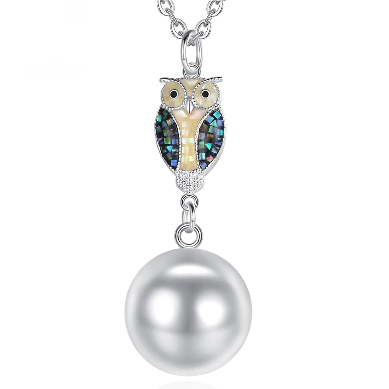 Owl Pearl Necklace