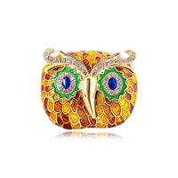 Thumbnail for Vintage Owl Brooch