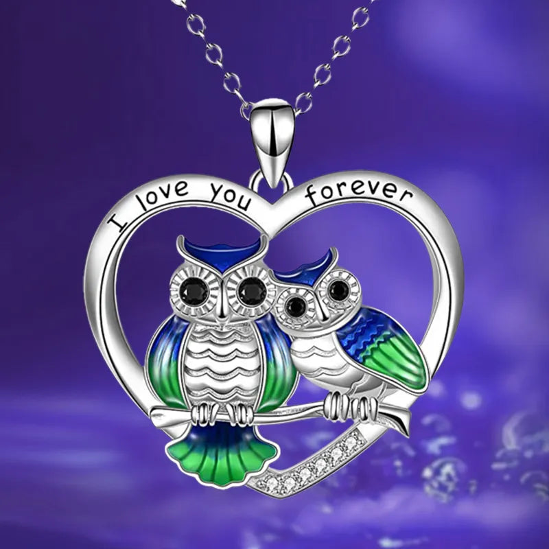 Owl Love Necklace
