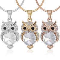 Thumbnail for Owl Crystal Necklace