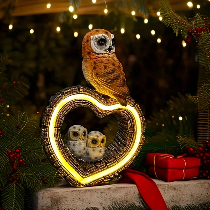 Owl Garden Lamp