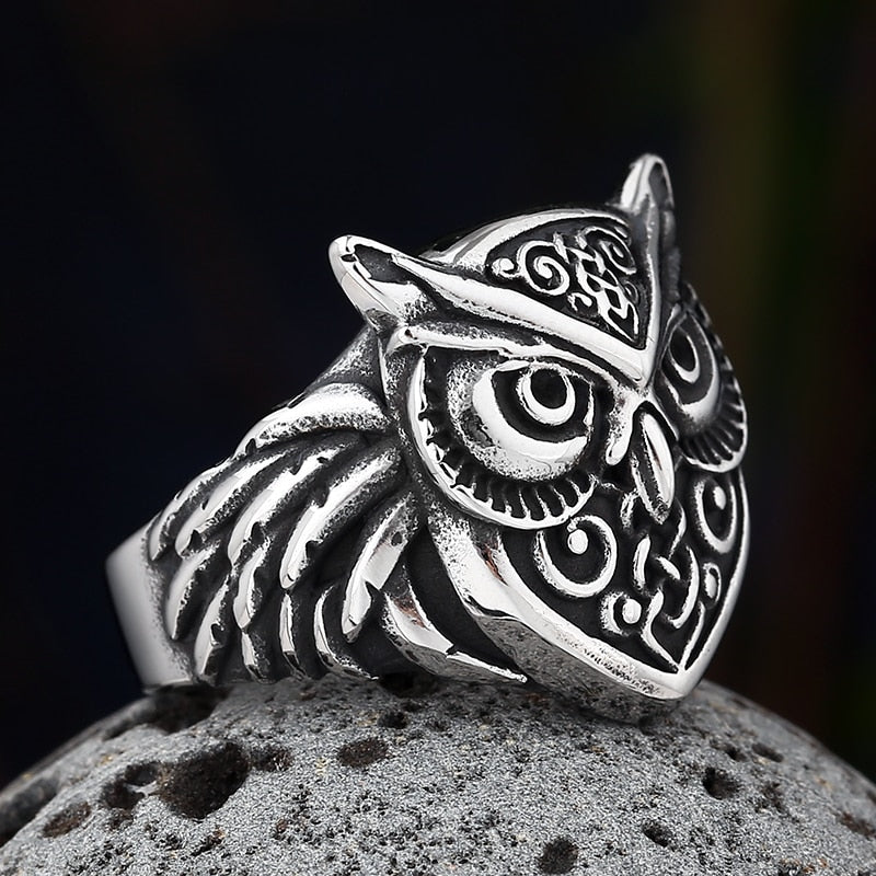 Owl Viking Ring