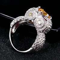 Thumbnail for Zirconia Owl Ring