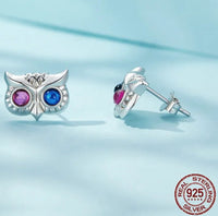 Thumbnail for Silver Owl Earrings