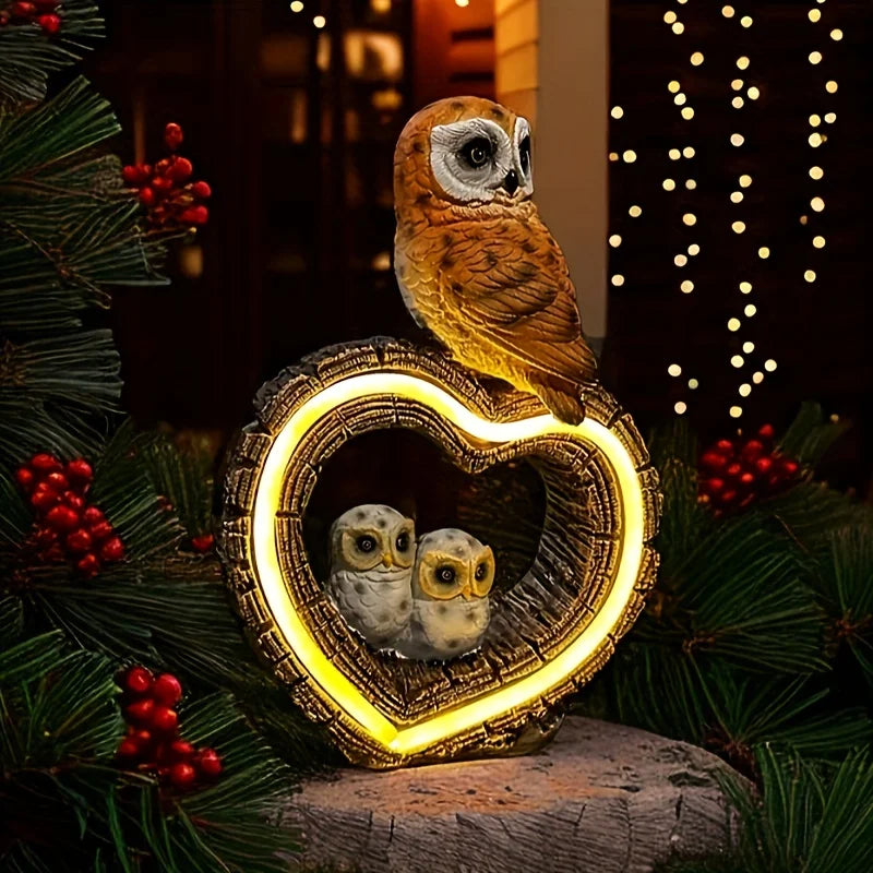 Owl Garden Lamp