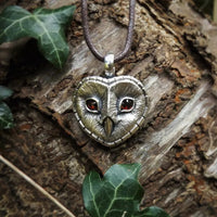 Thumbnail for Owl Heart Necklace