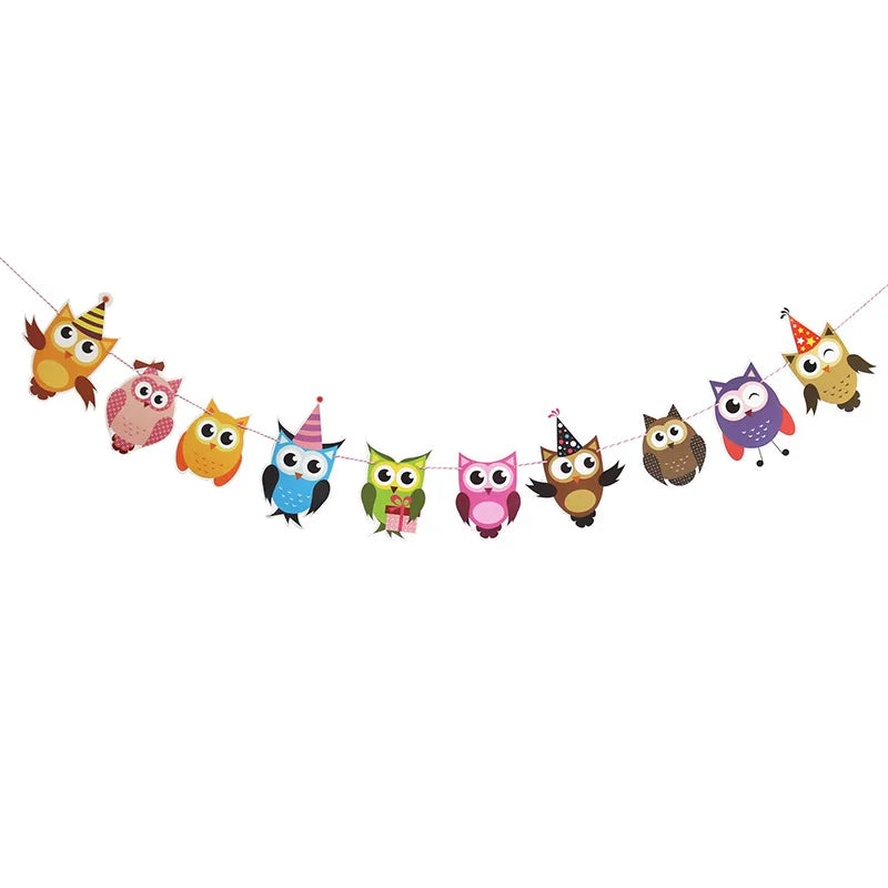 Owl Party Banner