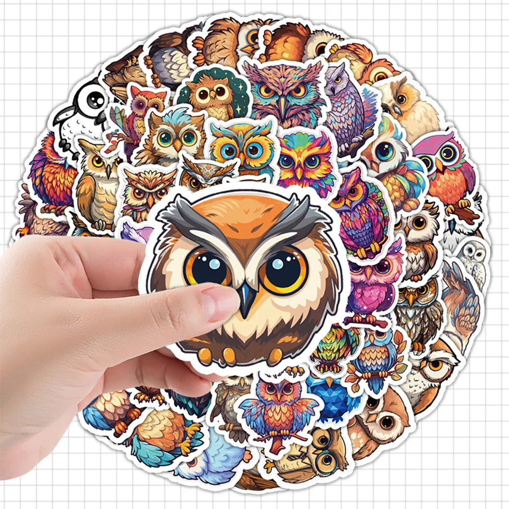 Owl Sticker Set