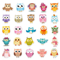 Thumbnail for Colorful Owl Stickers Set