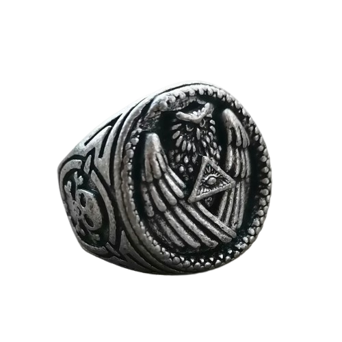 Owl Masonic Ring
