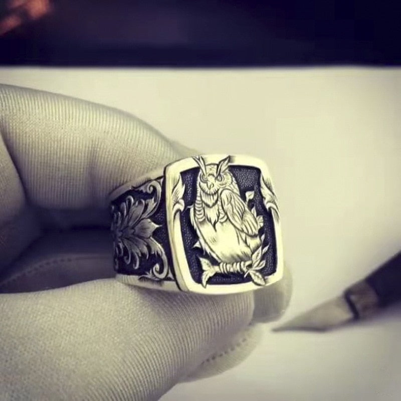 Vintage Owl Ring