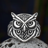 Thumbnail for Owl Viking Ring
